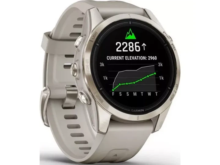 Смарт-годинник Garmin Epix Pro Gen 2 Sapphire 42mm Soft Gold w. Light S. Band (010-02802-10/11) - изображение 2