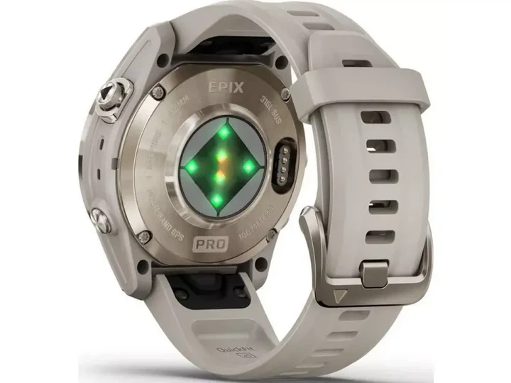 Смарт-годинник Garmin Epix Pro Gen 2 Sapphire 42mm Soft Gold w. Light S. Band (010-02802-10/11) - изображение 4
