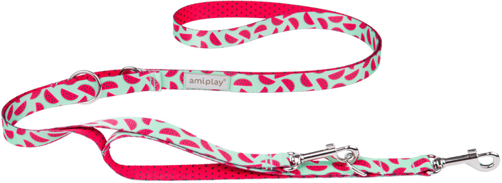 Повідець регульований Amiplay BeHappy 7 в 1 S 100 - 200 см Watermelon (5907563281950) - зображення 1