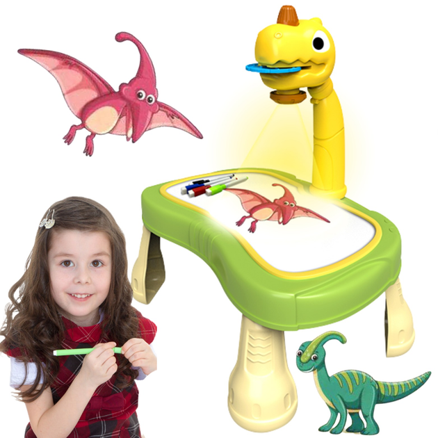 Stolik Maksik z projektorem do rysowania - Dinozaur (6920179539016) - obraz 4