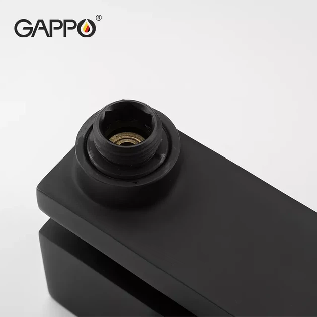 Змішувач для ванни GAPPO G3207-6, чорний G3207-6 - изображение 2
