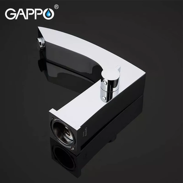 Змішувач для ванни на борт GAPPO G1107, хром G1107 - зображення 6