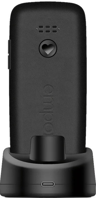 Telefon komórkowy Emporia Happy Black (E30_001) - obraz 3