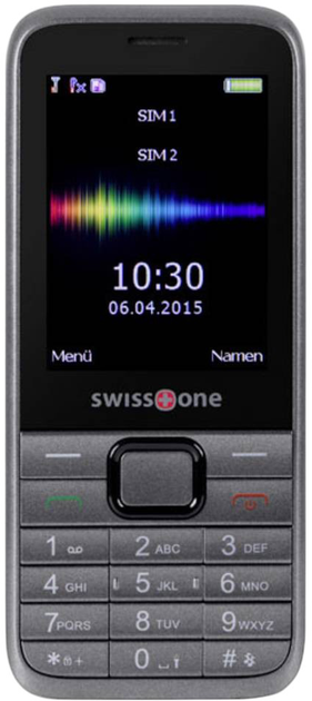 Telefon komórkowy Swisstone SC560 Black (4260117672569) - obraz 1