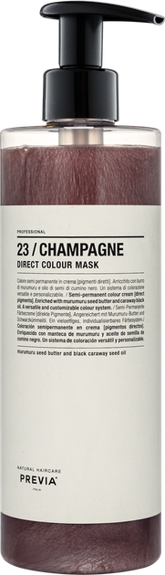 Маска-фарба прямої дії для волосся Шампань Previa DIRECT 23 / Champagne, 500 мл - Фото 1 Маска-фарба прямої дії для волосся Шампань Previa DIRECT 23 / Champagne, 500 мл - зображення 1