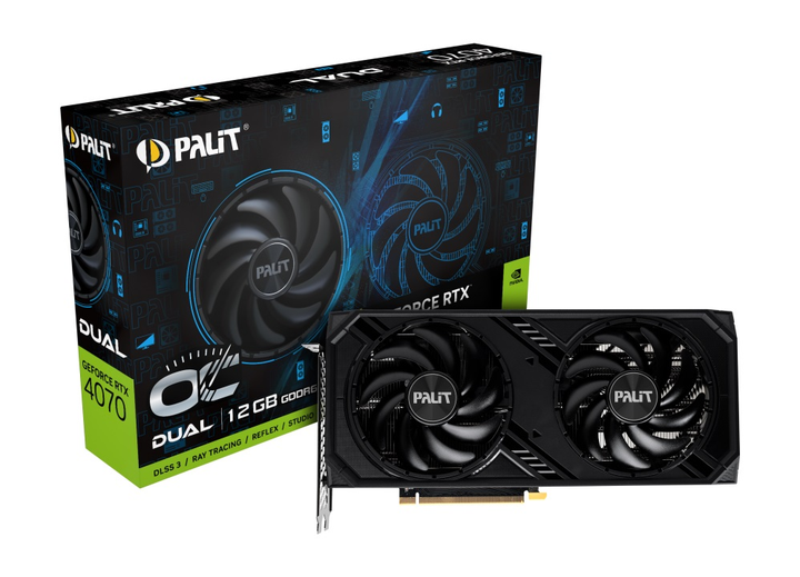 Видеокарта Palit GeForce RTX 4070 12GB GDDR6 Dual OC (NE64070S19K9-1048D) - изображение 2
