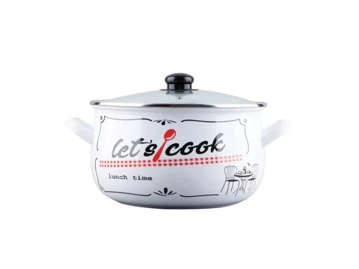 Каструля GUSTO Lets cook 18 см 3.1 л (GT-T-118-LCW) - Фото 1 Каструля GUSTO Lets cook 18 см 3.1 л (GT-T-118-LCW) - изображение 1
