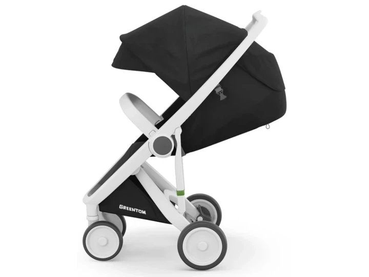 Прогулянкова коляска Greentom Classic Black-White (8718858972340) - изображение 3