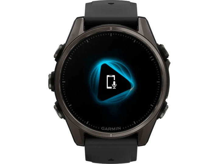 Спортивний годинник Garmin Fenix 8 43mm AMOLED Sapphire Carbon Gray DLC Tit. w. Black/Pebble Gray S. Band (010-02903-20/21) - изображение 7