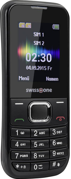 Telefon komórkowy Swisstone SC230 Black (4260117672637) - obraz 2