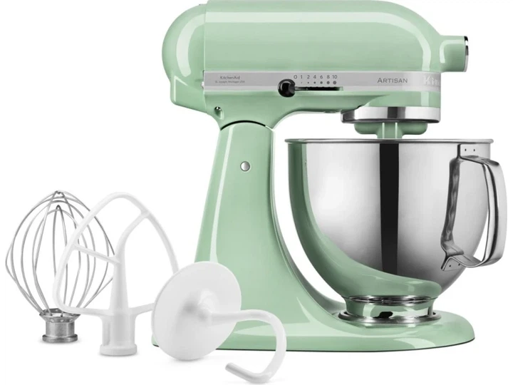 Кухонна машина KitchenAid Artisan 4,8 л 5KSM125EPT з відкидним блоком фісташковий - изображение 6