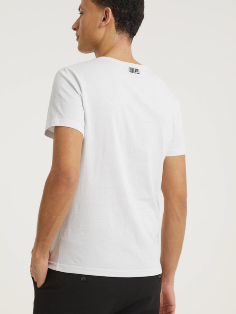 T-shirt męski Antony Morato MMKS01992FA100144-1000 XL Biały (8052136096824) - obraz 2