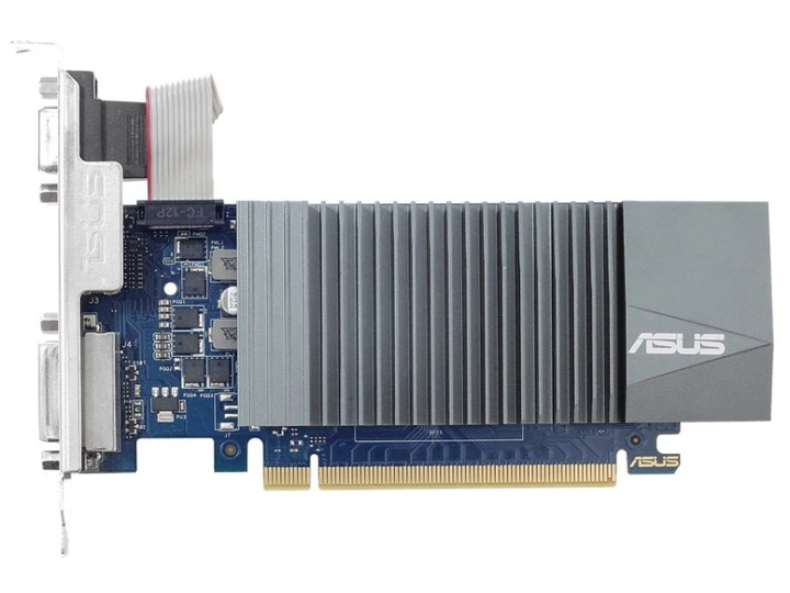 Відеокарта Asus GeForce GT 710 (GT710-SL-2GD5) - Фото 1 Відеокарта Asus GeForce GT 710 (GT710-SL-2GD5) - изображение 1