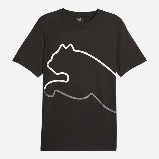 Футболка чоловіча Puma Graphics Big Cat Tee 67627201 L Чорна (4099683791035) - зображення 4