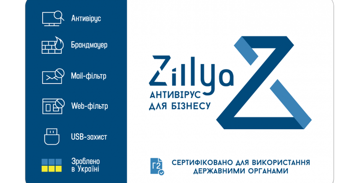 Антивірус Zillya для бізнесу 9 ПК 1 рік - зображення 1