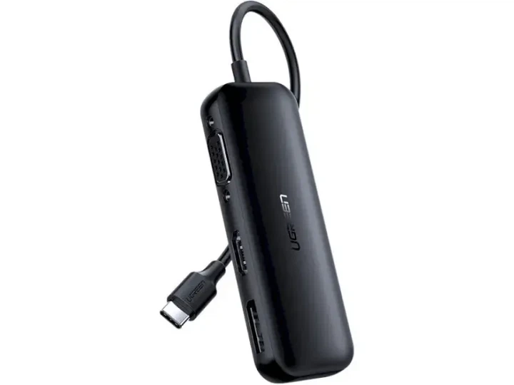 Мультипортовий адаптер UGREEN CM260 USB-C to DisplayPort + HDMI + VGA Black (60568) - Фото 1 Мультипортовий адаптер UGREEN CM260 USB-C to DisplayPort + HDMI + VGA Black (60568) - изображение 1