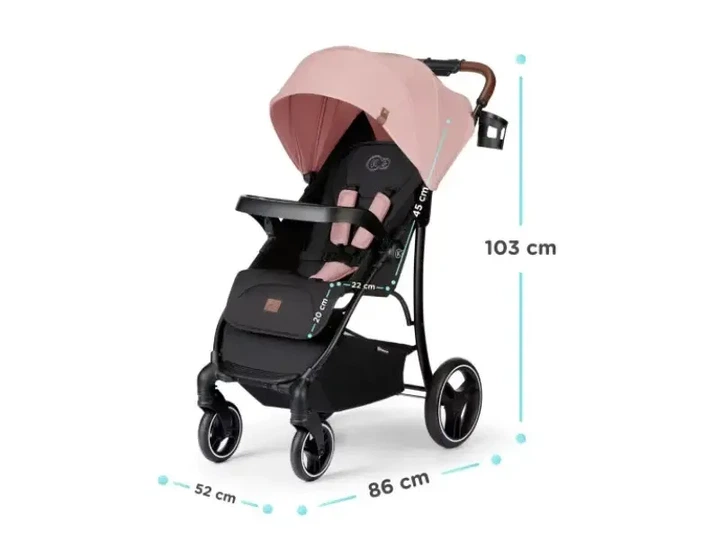 Прогулянкова коляска KinderKraft Cruiser LX Pink (KKWCRLXPNK0000) - зображення 12