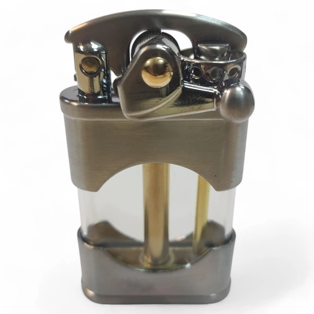 Зажигалка бензиновая ZORRO Steam Punk Round Z660 Silver – фото