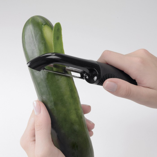 Овочечистка Oxo Good Grips пряма двостороння чорна (00719812200811) - зображення 5