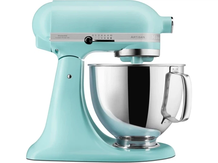 Кухонна машина KitchenAid Artisan 4,8 л 5KSM125EMI з відкидним блоком мінеральна вода - изображение 2