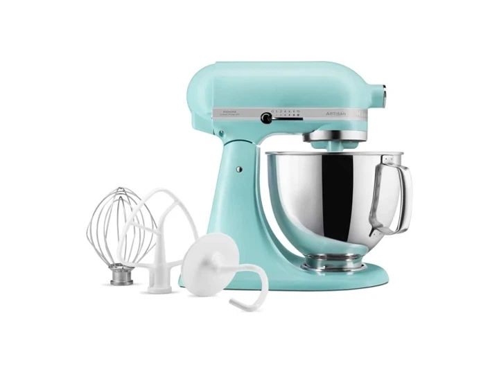 Кухонна машина KitchenAid Artisan 4,8 л 5KSM125EMI з відкидним блоком мінеральна вода - изображение 3