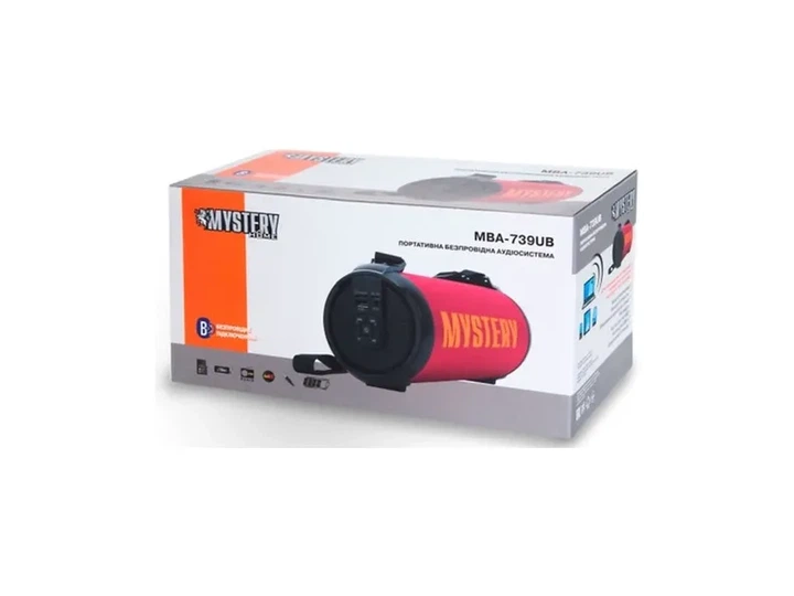 Акустична система Mystery MBA-739UB Red - зображення 8