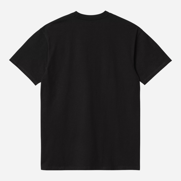 Футболка бавовняна довга чоловіча Carhartt WIP S/S American Script I029956-89XX L Чорна (4064958087076) - зображення 5