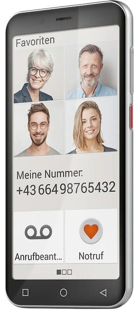 Smartfon Emporia Smart 5 Mini 4/64GB Black (9005613167738) - obraz 3