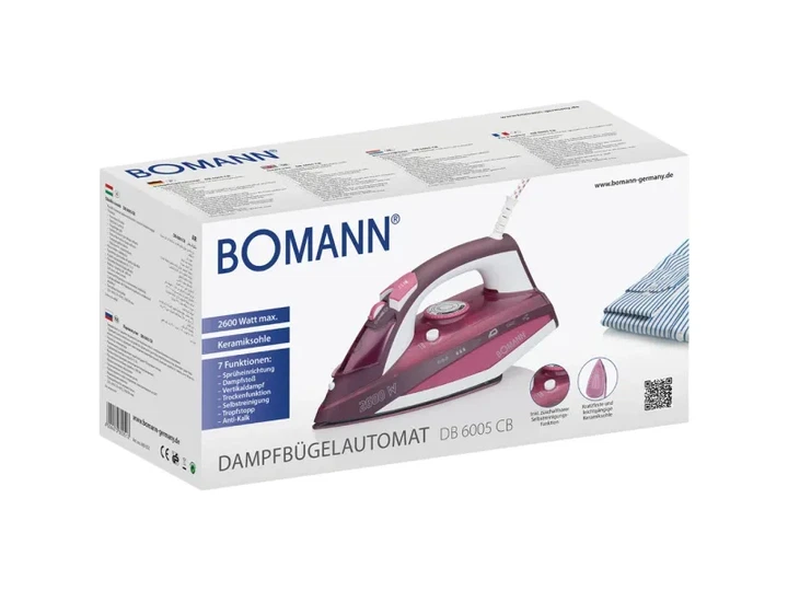 Праска з парою Bomann DB 6005 CB - изображение 3