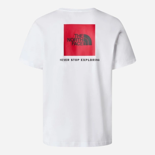 T-shirt bawełniany męski The North Face S/S Redbox NF0A87NPFN4 XL Biały (196575424782) - obraz 6