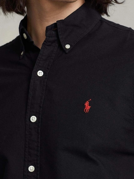 Koszula męska bawełniana Polo Ralph Lauren PRL710772288001 XL Czarna (3615737760829) - obraz 4