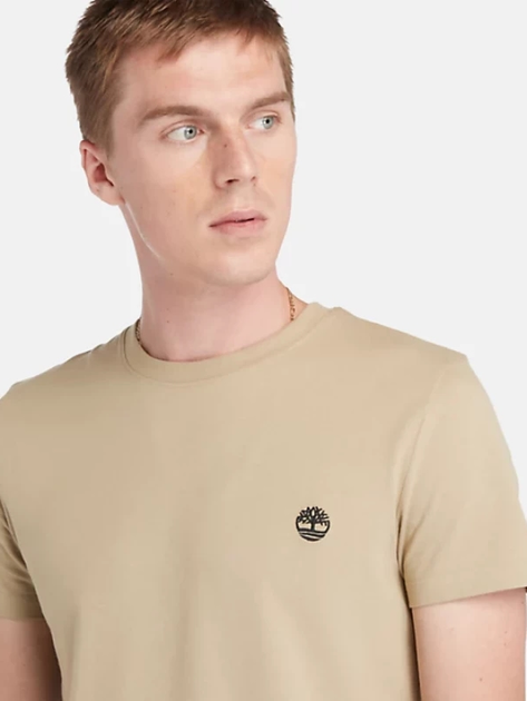 T-shirt męski bawełniany Timberland TB0A2BPR M Beżowy (194902952465) - obraz 4