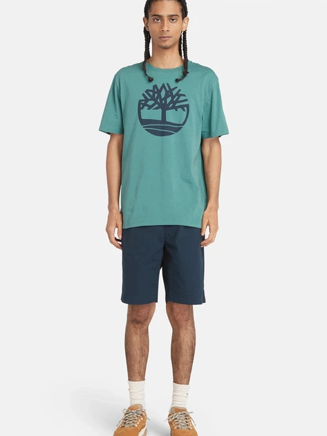 T-shirt męski bawełniany Timberland TB0A2C2R XXL Zielony (194902949243) - obraz 3