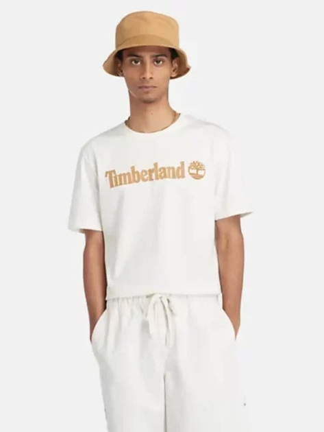 T-shirt męski bawełniany Timberland TB0A5UPQ S Biały (194902997114) - obraz 1