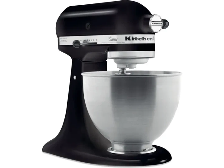Кухонна машина KitchenAid Classic 4,3 л 5K45SSEOB із відкидним блоком чорний - изображение 2