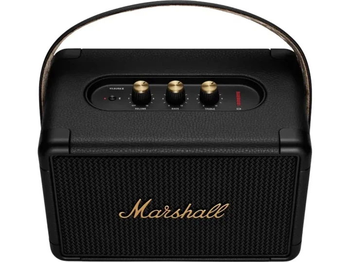 Портативна колонка Marshall Kilburn II Black and brass (1005923) - Фото 2 Портативна колонка Marshall Kilburn II Black and brass (1005923) - изображение 2