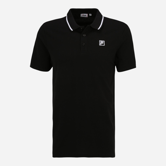 Поло довге чоловіче Fila FAM0319-80010 XL Чорне (4064556414908) - зображення 4