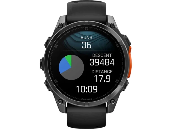 Спортивний годинник Garmin Fenix 8 47mm AMOLED Slate Gray with Black Silicone Band (010-02904-00) - изображение 3