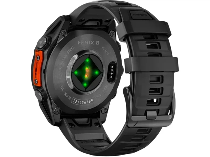 Спортивний годинник Garmin Fenix 8 47mm AMOLED Slate Gray with Black Silicone Band (010-02904-00) - изображение 7