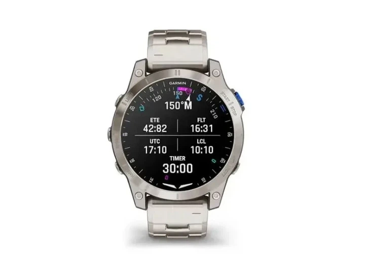 Смарт-годинник Garmin D2 Mach 1 Aviator Smartwatch with Vented Titanium Bracelet (010-02582-50/51) - изображение 4