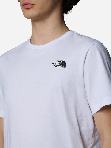 Футболка хлопковая длинная мужская The North Face Redbox Celebration NF0A87NVFN4 XL Белая (196575402292) - Фото 3 Футболка хлопковая длинная мужская The North Face Redbox Celebration NF0A87NVFN4 XL Белая (196575402292) - изображение 3