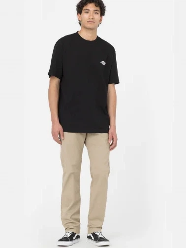 T-shirt bawełniany długi męski Dickies Summerdale DK0A4YAIBLK1 M Czarny (196246602372) - obraz 3
