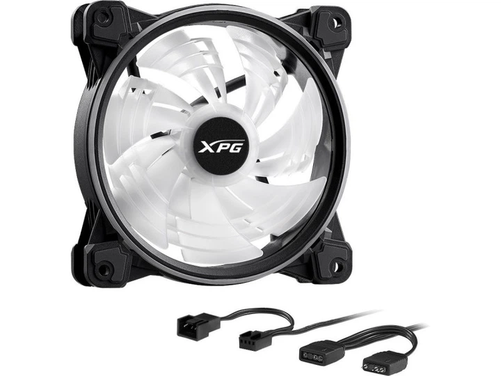 Вентилятор ADATA Hurricane 120 ARGB PWM Black (HURRICANE120ARGBPWM-BKCWW) - изображение 2