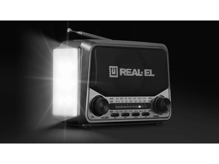 Радіоприймач REAL-EL X-525 Grey (EL121800004) - изображение 8