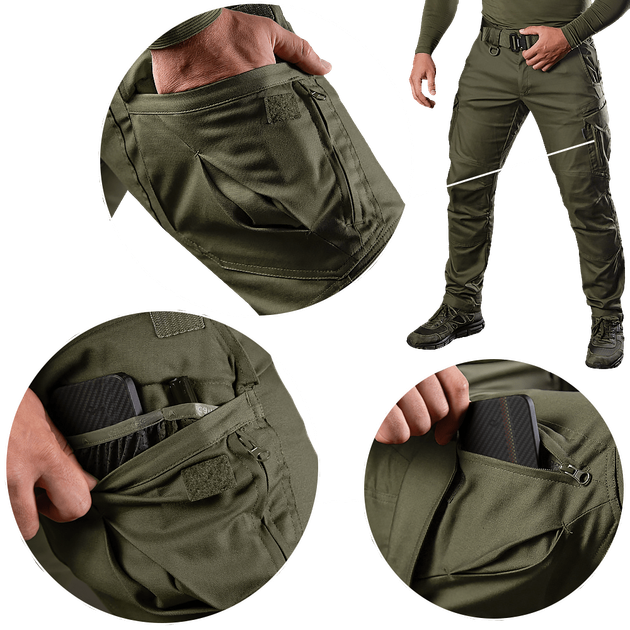Штани Camotec Спартанець Canvas Оливковий S (8085(S)) - зображення 4