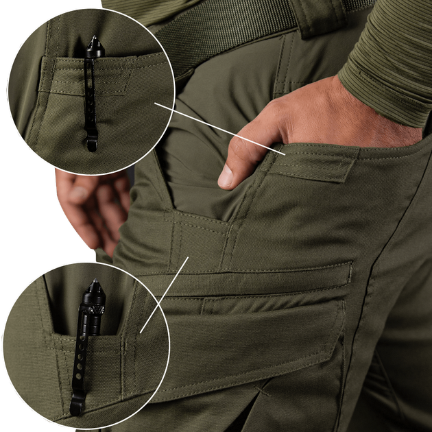 Штани Camotec Спартанець Canvas Оливковий S (8085(S)) - зображення 9