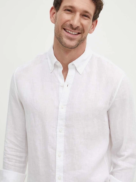 Сорочка чоловіча Michael Kors mkocs4400h4yt-100 L Біла (197005109569) - зображення 4