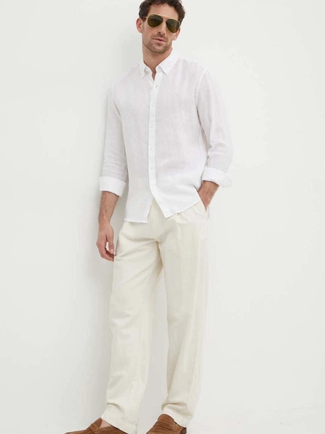 Сорочка чоловіча Michael Kors mkocs4400h4yt-100 XL Біла (197005109576) - зображення 3