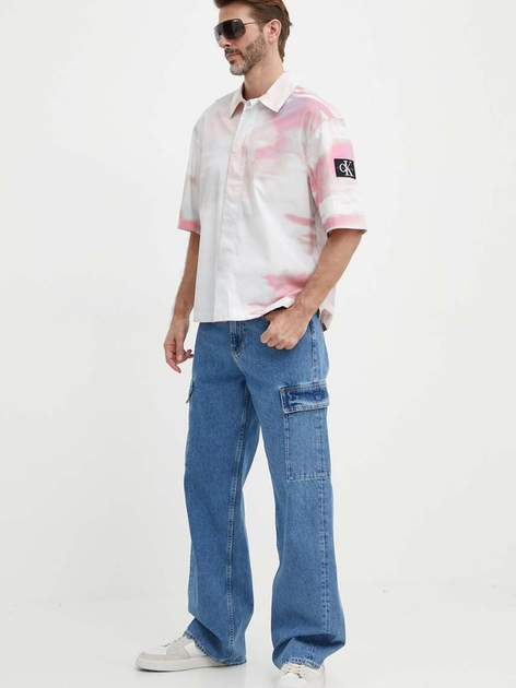 Koszula męska Calvin Klein Jeans ckj30j3251770la L Biała (8720109368536) - obraz 3