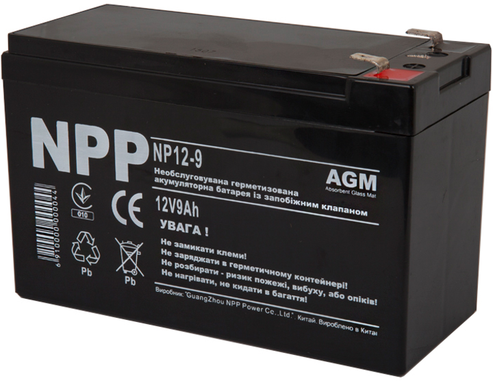 Аккумуляторная батарея NPP NP12-9 (NP1290) - изображение 2